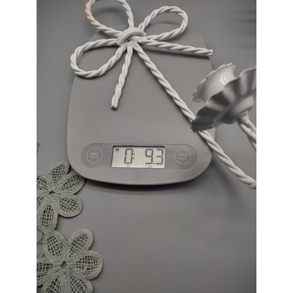 Vintage Pair 12" Twisted Rope Bow Metal Wire Wall Sconce Candle Holders, Votives - Picture 14 of 16